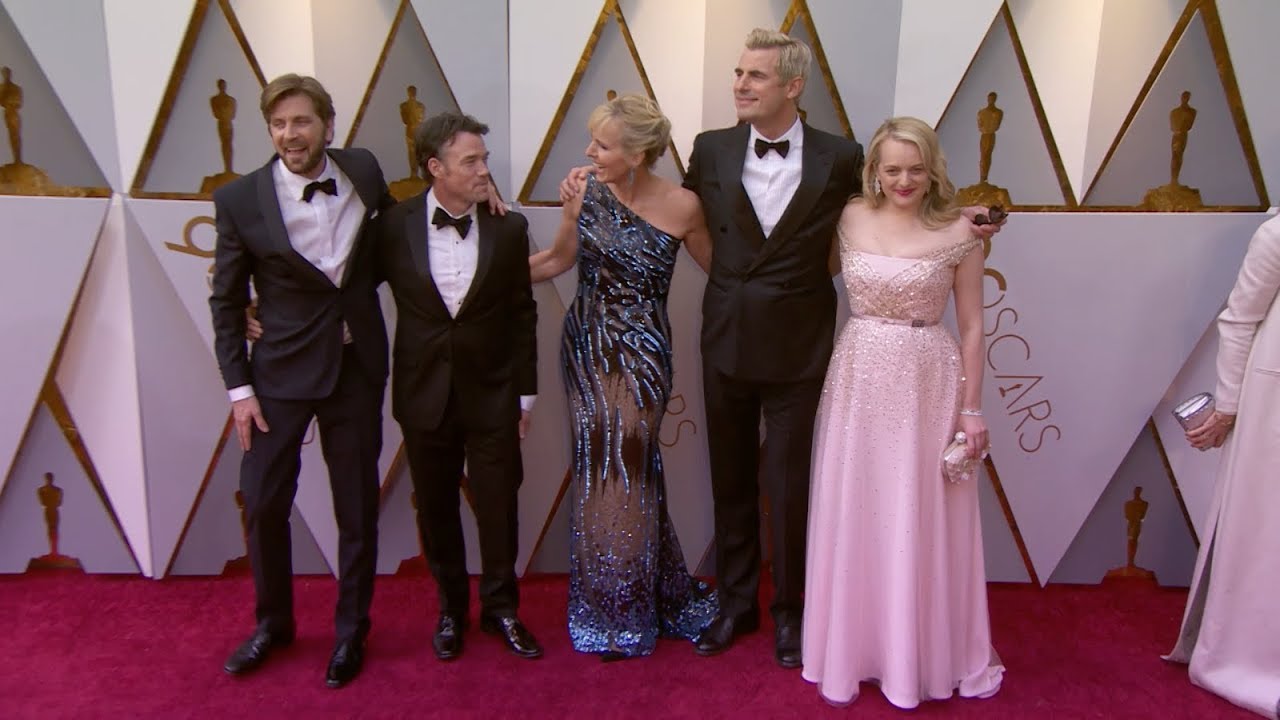 Oscars 2018 Arrivals: Elisabeth Moss, Annica Liljeblad, Claes Bang and Ruben Östlund | ScreenSlam
