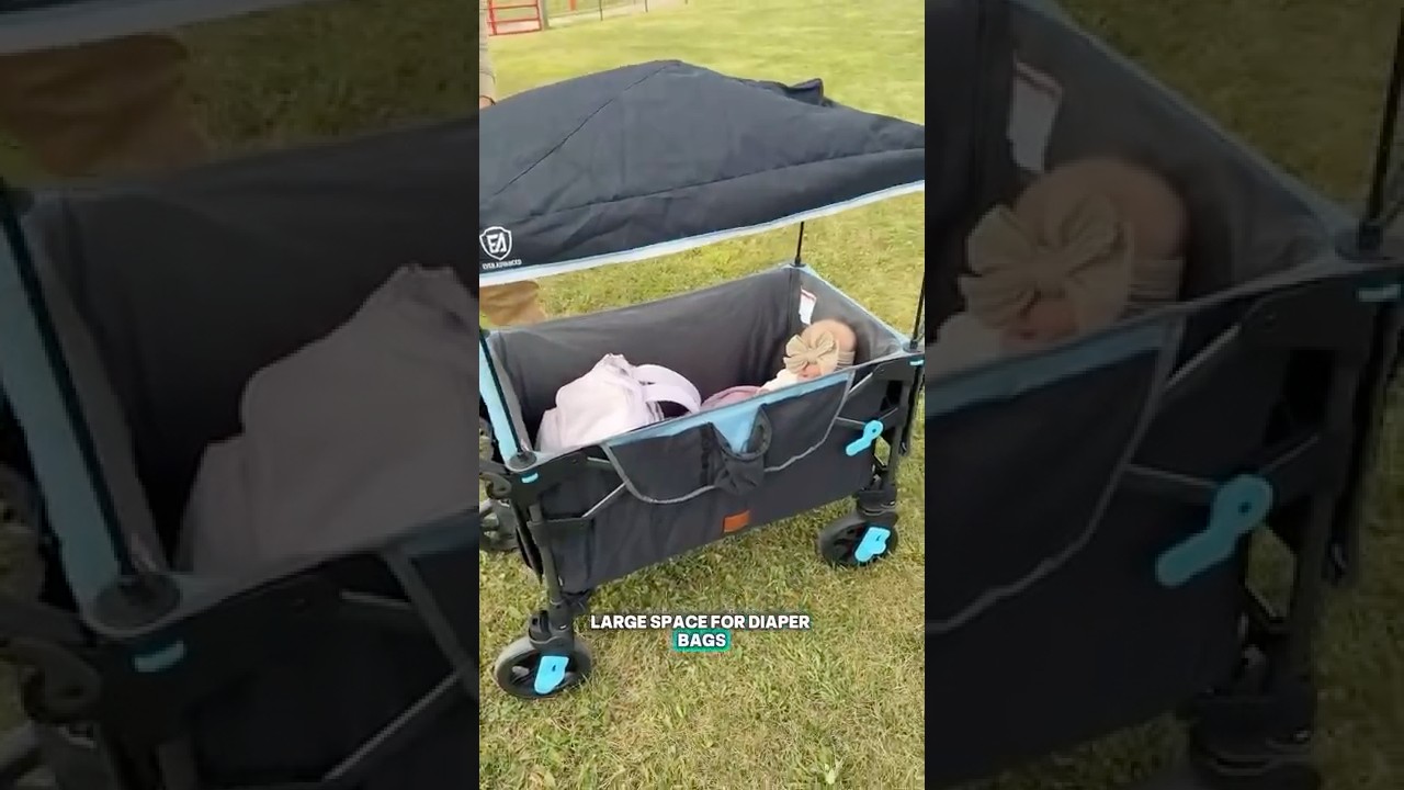 Ultra compact kids wagon, easy to fold and ready to grow with your little ones every step of the way