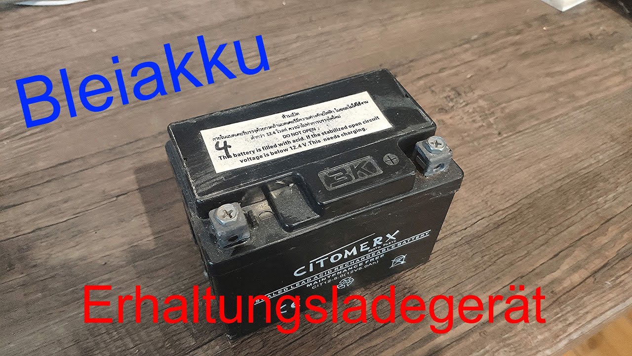 Projekt #08 | Bleiakku Erhaltungsladegerät | Folge 1