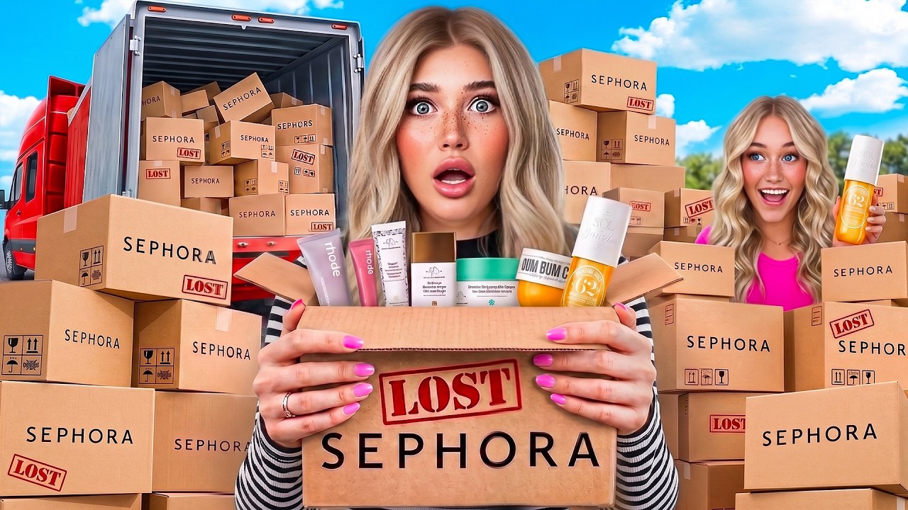 Я КУПИЛ 100 ПОТЕРЯННЫХ ПОСЫЛОК SEPHORA ДЁШЕВО! *СНОВА*