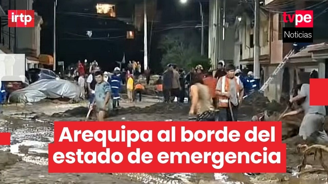 Indeci advierte daños severos en Arequipa y evalúa declarar el estado de emergencia por lluvias