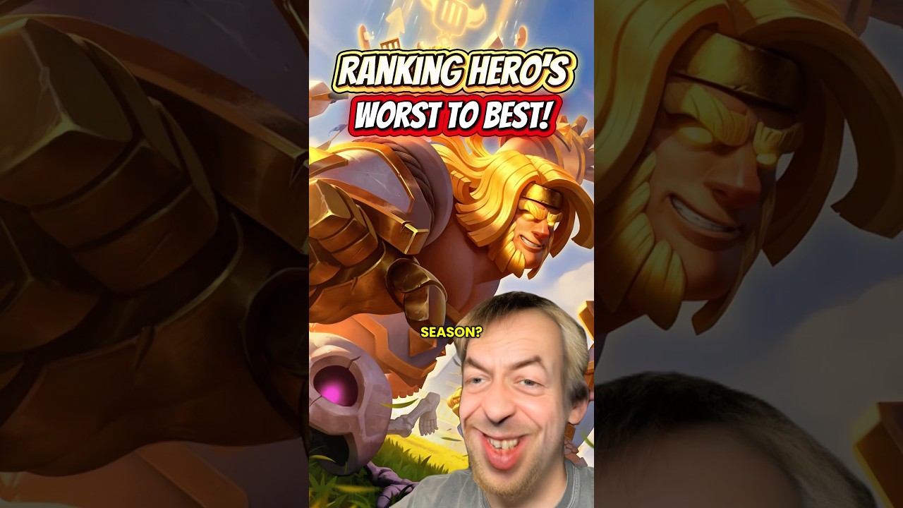 The Best Hero&rsquo;s Ranked for Next Season! #clashroyale #clashroyaleshorts #supercell