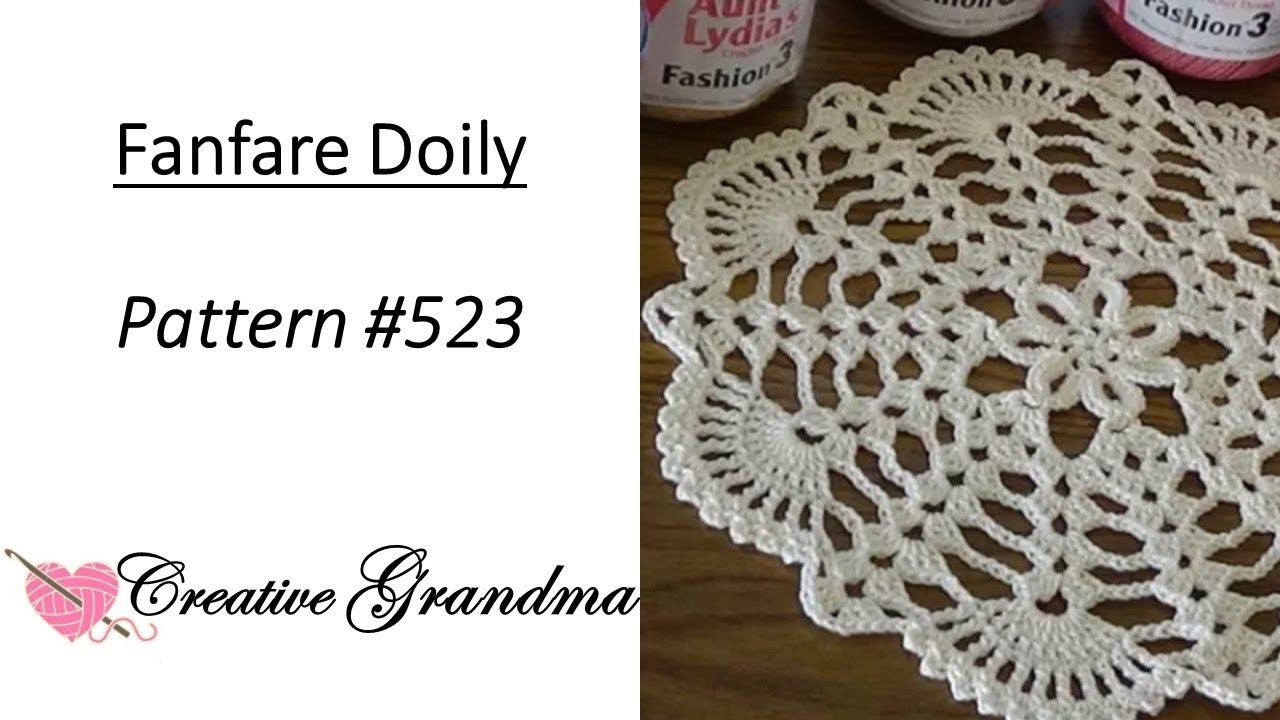 Easter Fanfare Doily  - Crochet Tutorial
