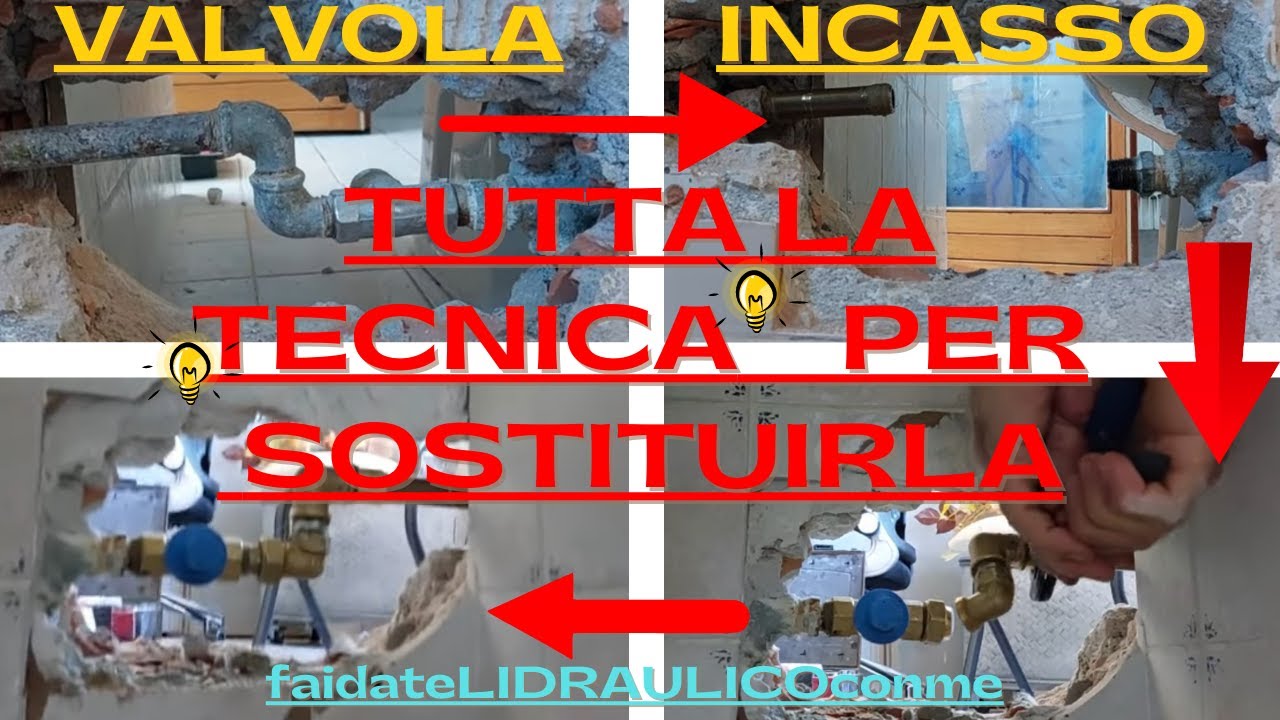 SOSTITUZIONE VALVOLA MURATA: LA TECNICA   N.75