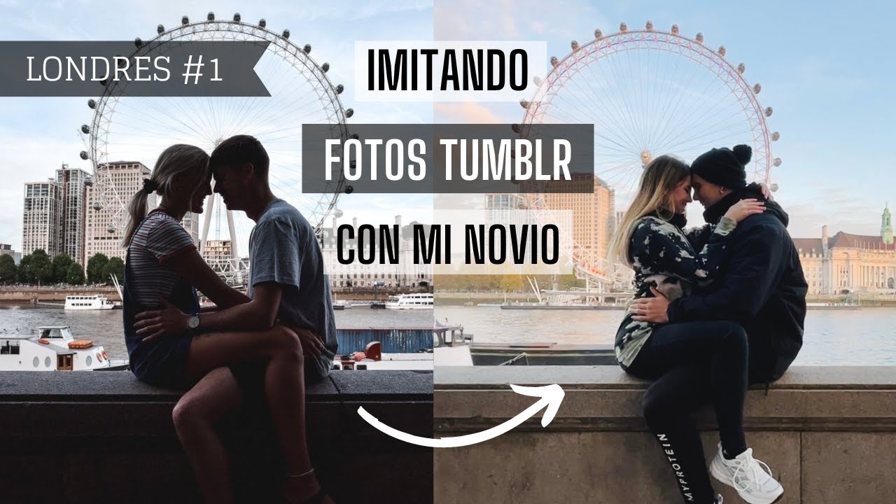 IMITANDO FOTOS TUMBLR EN LONDRES 🎡 *Pedimos a desconocidos en Inglés que nos hagan las fotos* 😂📸
