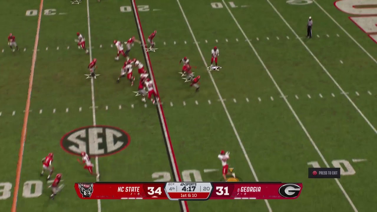 GDL GM CF26 LEAGUE WEEK 2 NC STATE @ #8 GEORGIA
