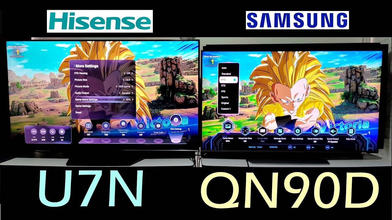 HISENSE U7N vs SAMSUNG QN90D / 144Hz Mini LED 4K Smart TVs / WHICH ONE TO BUY