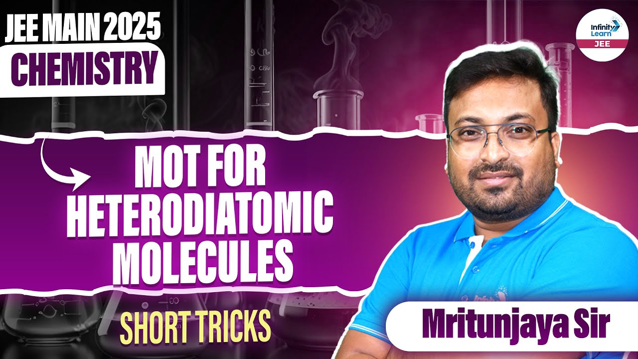 MOT for Heterodiatomic Molecules || Short Tricks || #JEETricks || @SriChaitanyaAcademyJEE