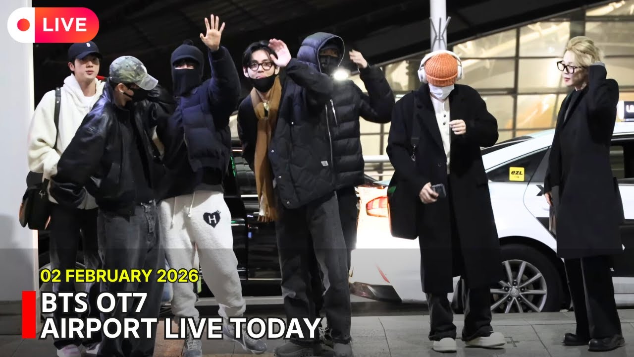 🔴 [MULTI SUB] BTS LIVE 🔴 Jungkook & Taehyung Live Stream (2026-02-02) | Full Airport Live Today 💜