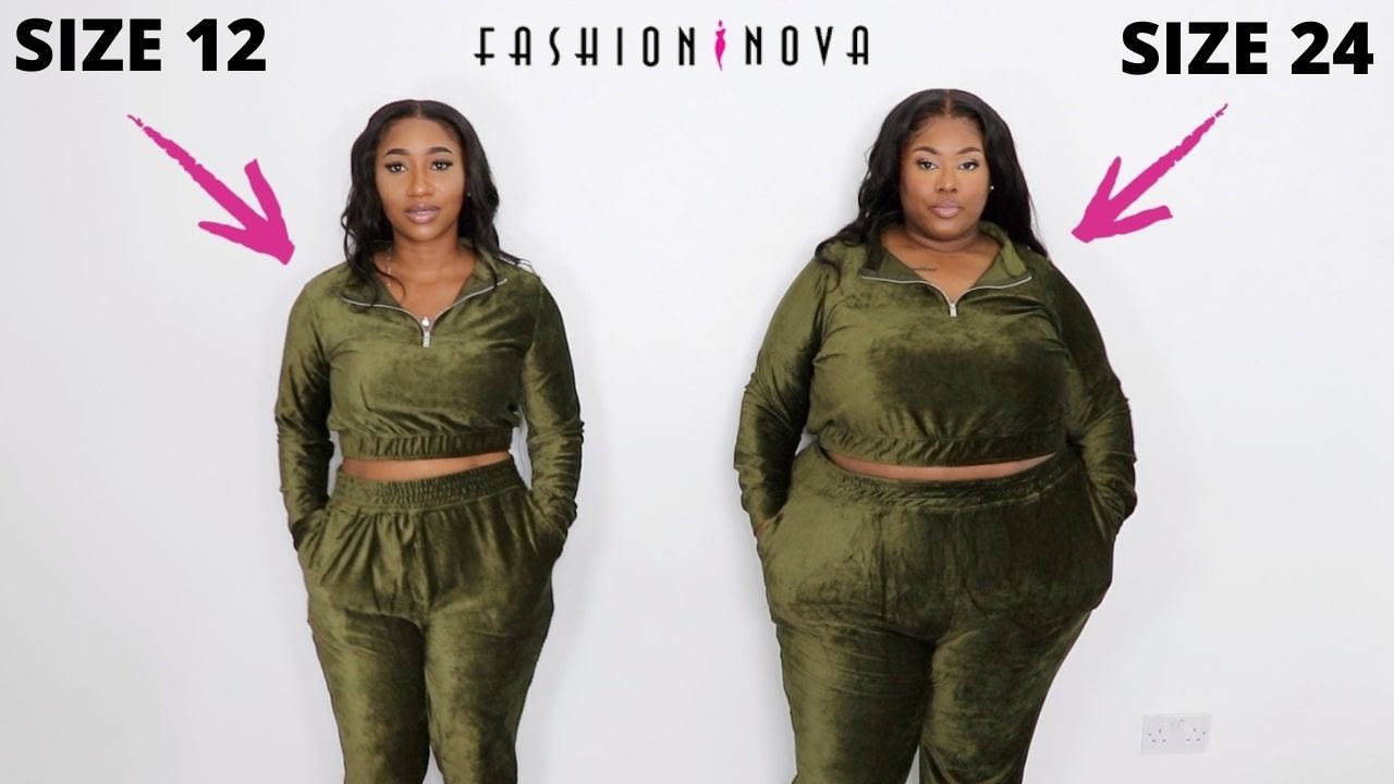 Size 12 vs 24 Try On The Same Fashionnova IG Baddie Outfits