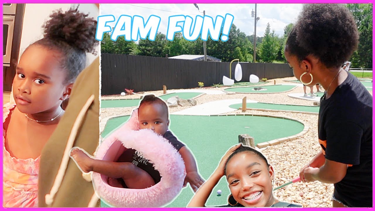 WEEKLY VLOG: I WENT TO PLAY MINI GOLF AND SPENT THE NIGHT AT MY COUSINS! | YOSHIDOLL