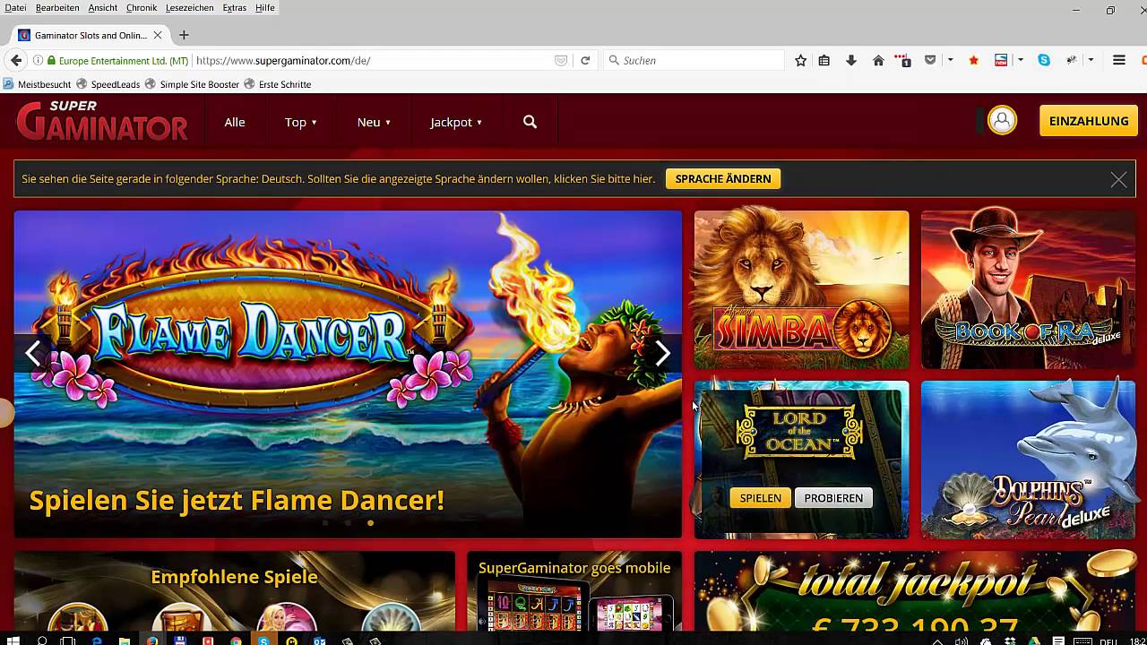 Supergaminator Casino Erfahrung und Test