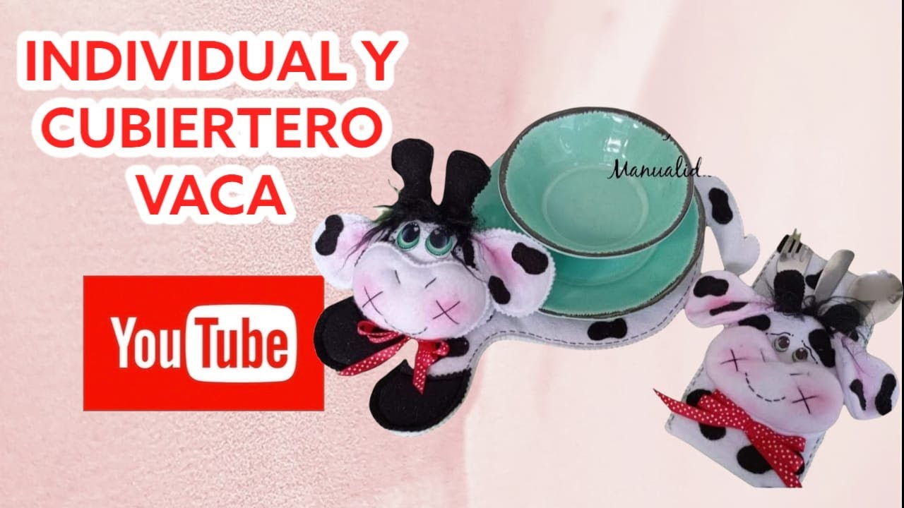 INDIVIDUAL Y CUBIERTERO VACA