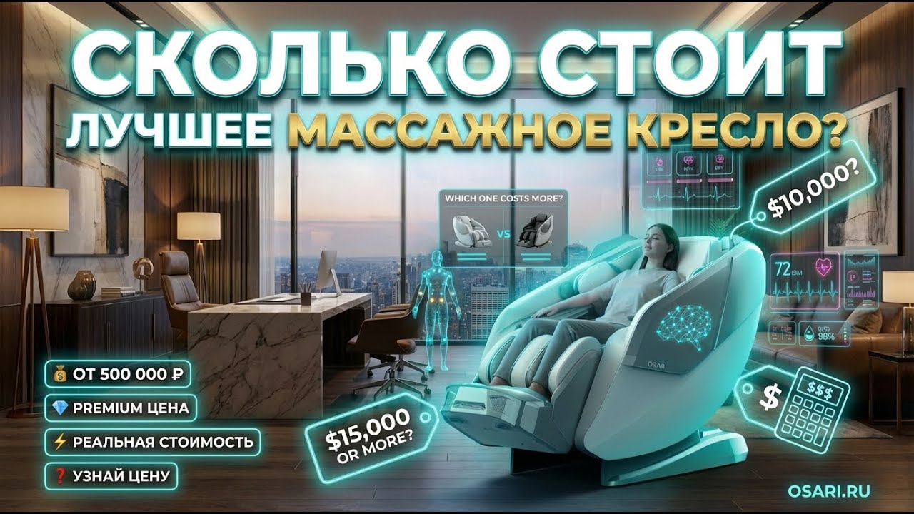 Сколько стоит лучшее массажное кресло? Обзор массажных кресел разных ценовых сегментов