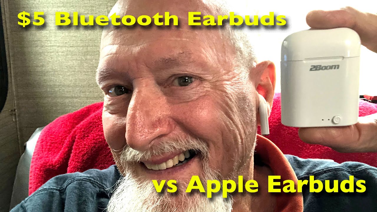 $5.00 - 2BOOM BLUETOOTH EARBUDS VS APPLE AIR PODS - BEAU & AERO ADVENTURES
