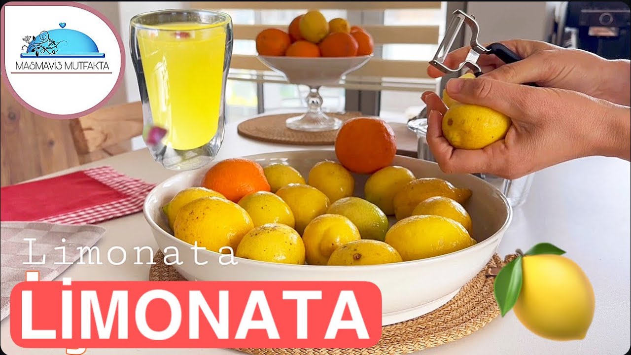 NEFİS BUZLUK LİMONATASI 💢YAZIN SOĞUK KIŞIN SICAK İÇEBİLİRSİNİZ | SAPSARI LİMONATA YAPMANIN SIRRI*