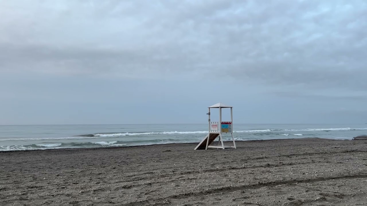 An Evening Stroll at the Beach