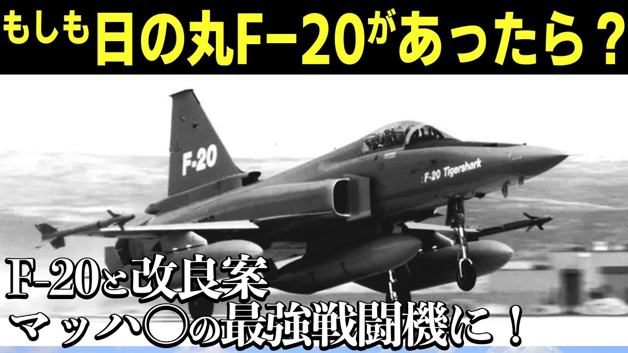 【ゆっくり解説】驚愕のシミュレーション！航空自衛隊が「F-20 タイガーシャーク」を採用して魔改造したら史上最強の戦闘機になっていた？【F-20改】