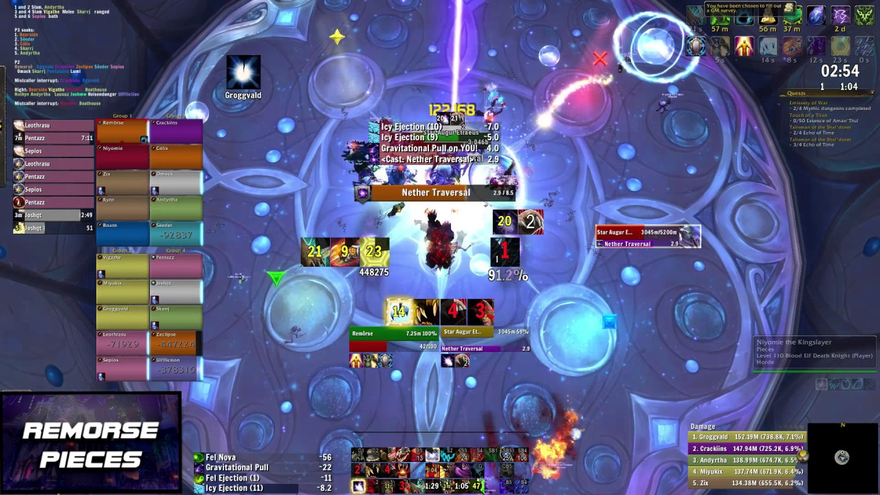 Pieces Vs Mythic Star Augur Etraeus - Solo tank POV
