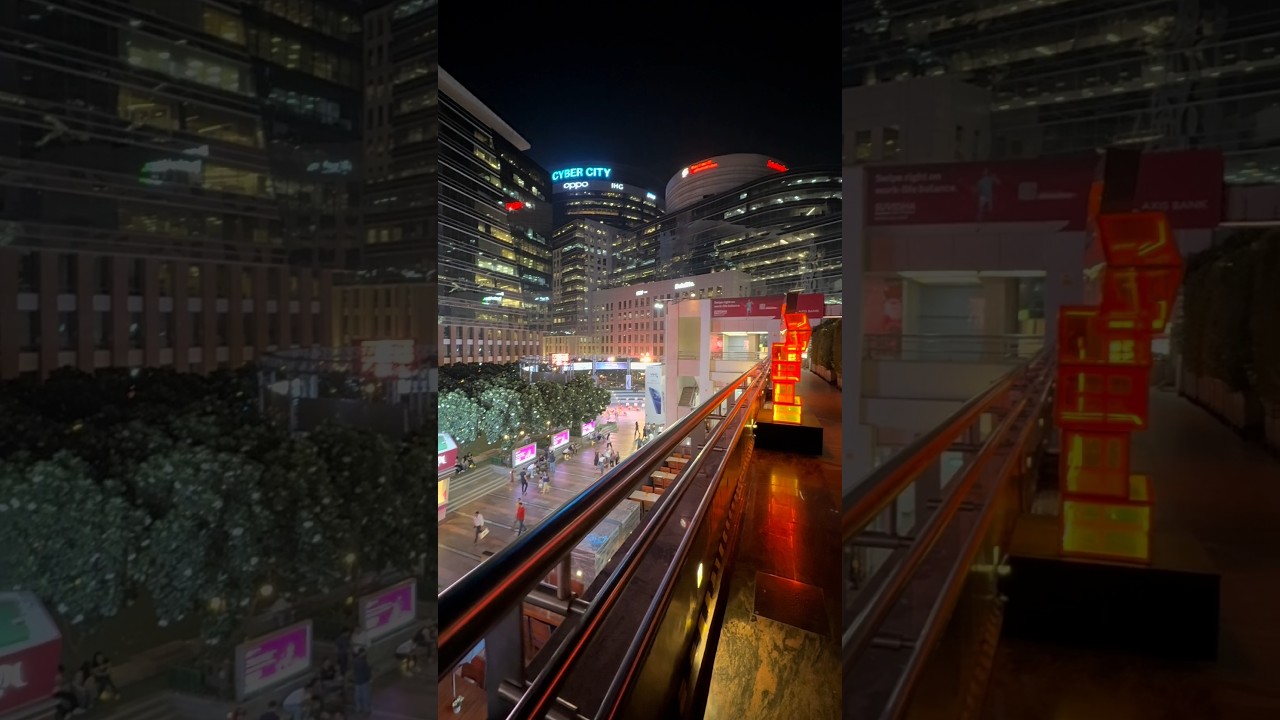 Gurugram's most happening place || Cyber City #cybercity #cyberhub #gurgaon