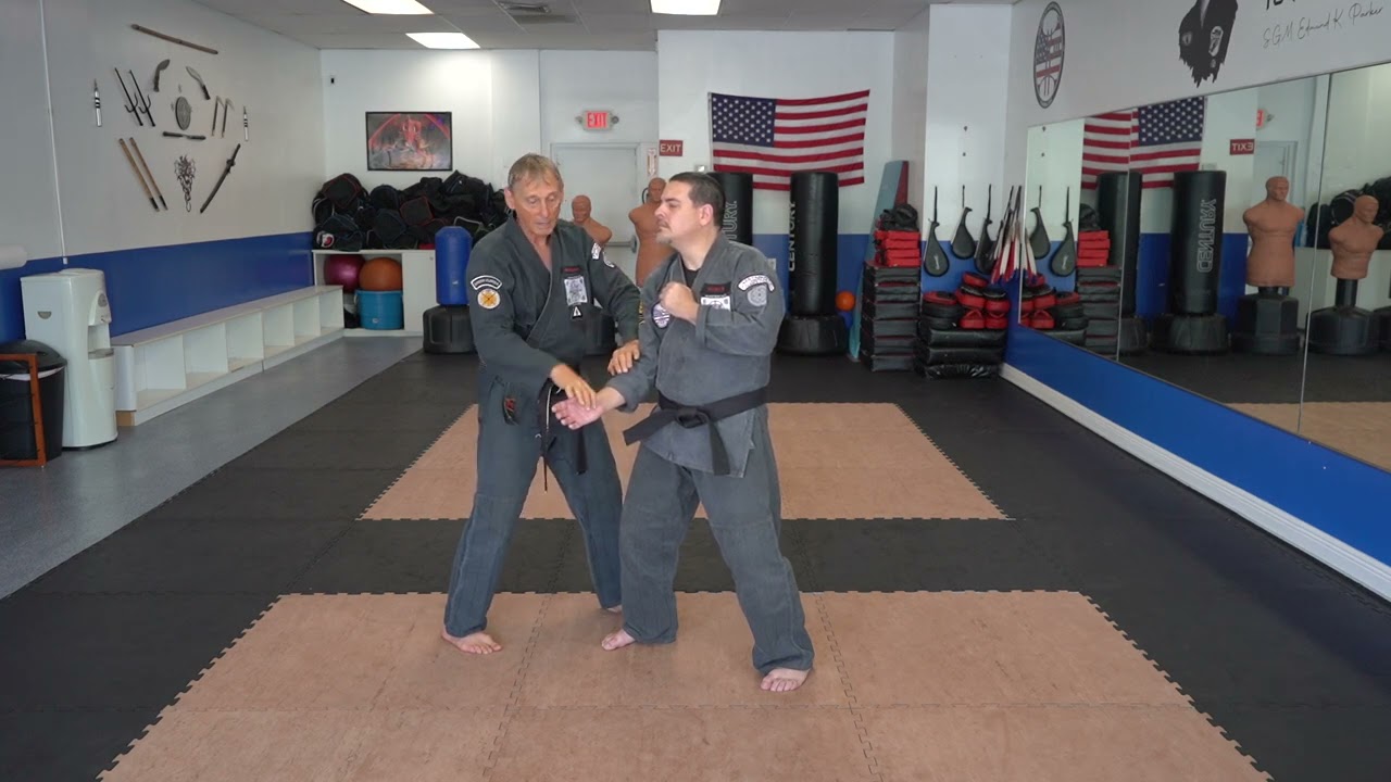 Correcting common errors executing the American Kenpo technique Shield and Mace
