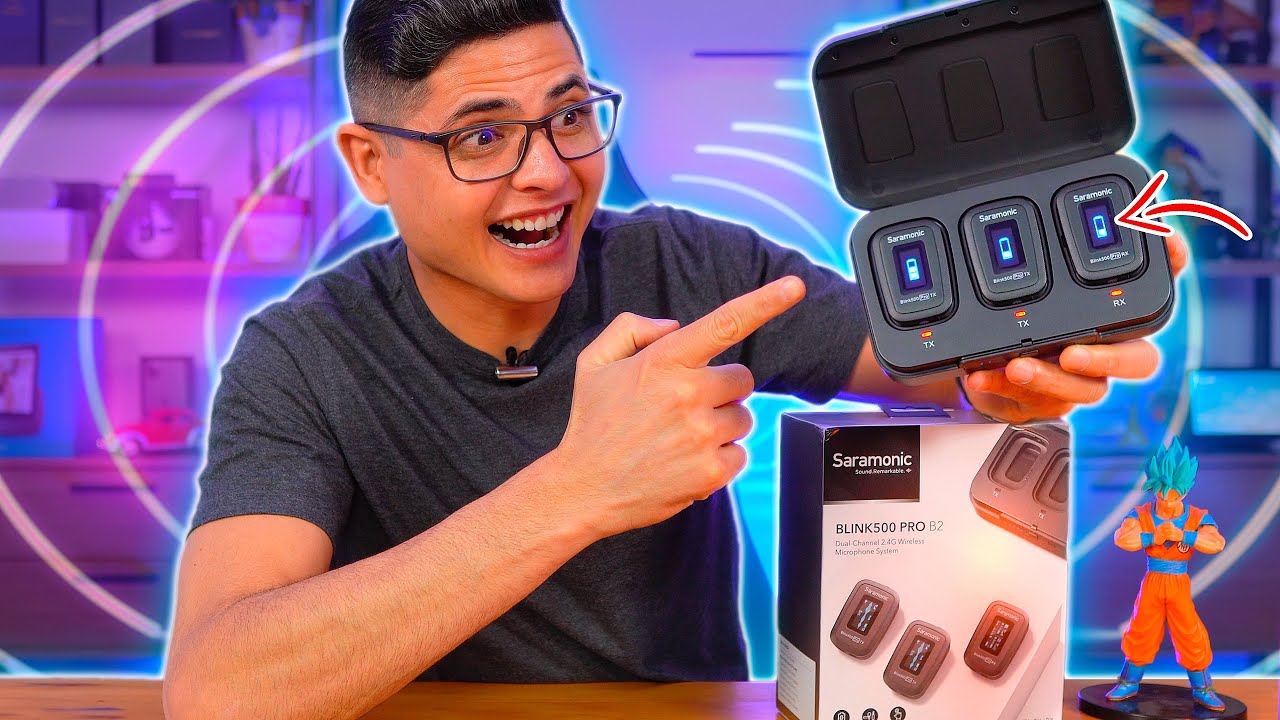TOP! Microfone de LAPELA SEM FIO Blink500 Pro B2 da Saramonic! Unboxing e Impressões