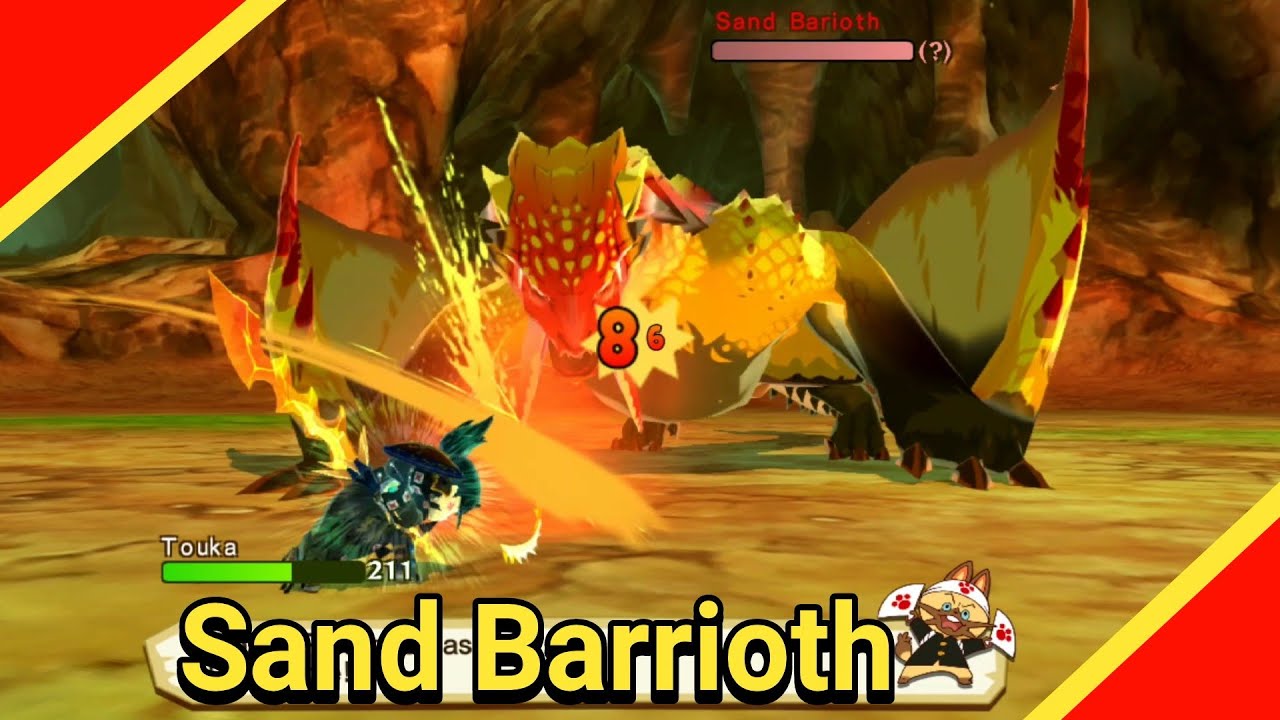 HUNT SAND BARRIOTH MONSTER HUNTER STORIES ANDROID GAMEPLAY