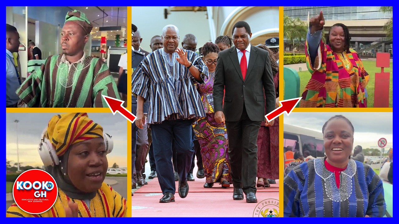 Live: Ghanaians in Zambia out for Fugu exhibition because of John Mahama visit to Zambia