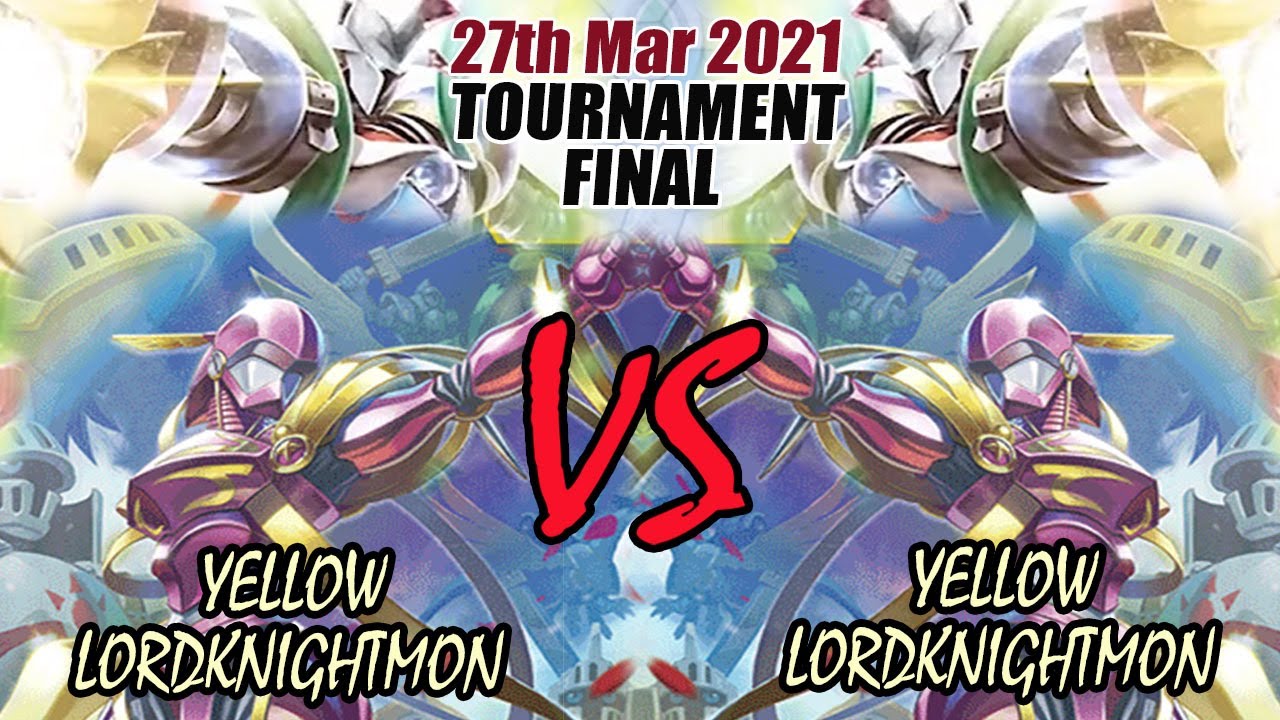 Digimon TCG Yellow Lordknightmon Mirror! Tournament Final BO1! - 27th Mar 2021
