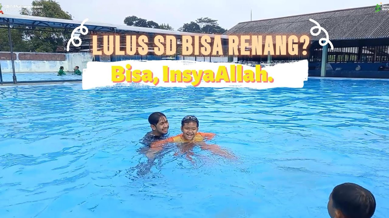 LULUS SD BISA RENANG, insyaAllah. #viral #renang #sekolah 