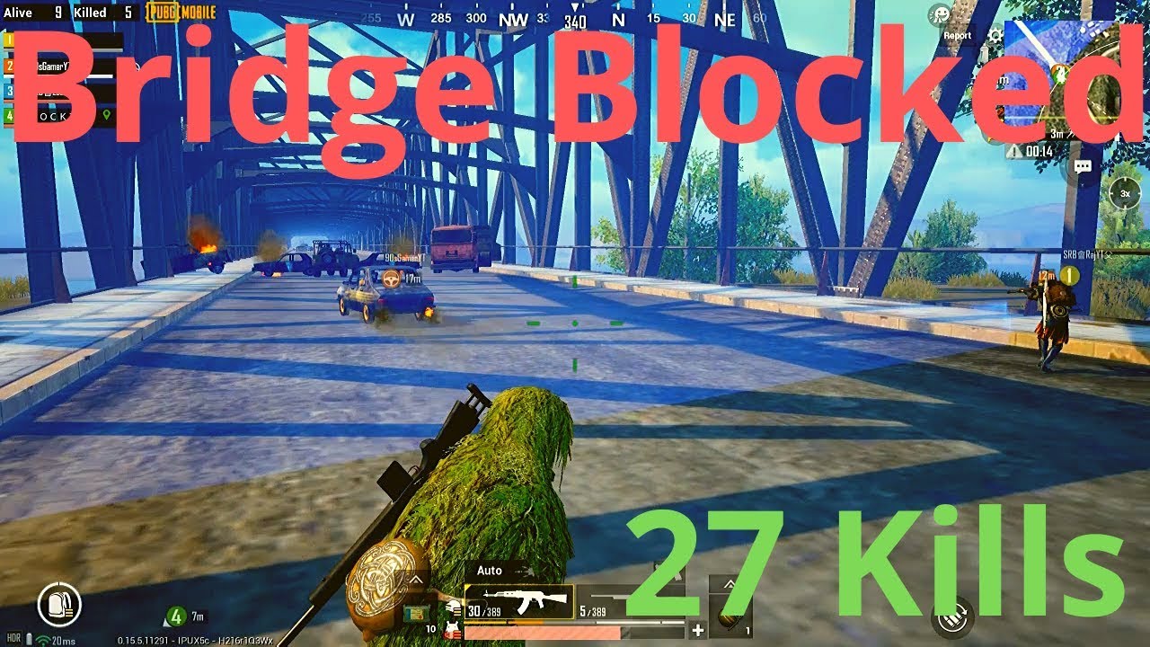 Bridge Blocked By 90s Gamer , RajGamingYT , SRB ZeuS , ROCKIE Most Epic Fight In Pubg Mobile