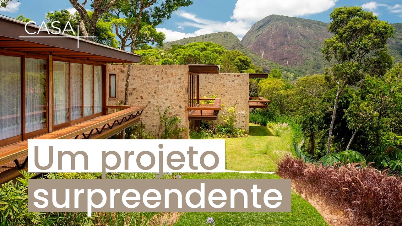 Uma CASA que virou refúgio com CAPELA e vista INCRÍVEL