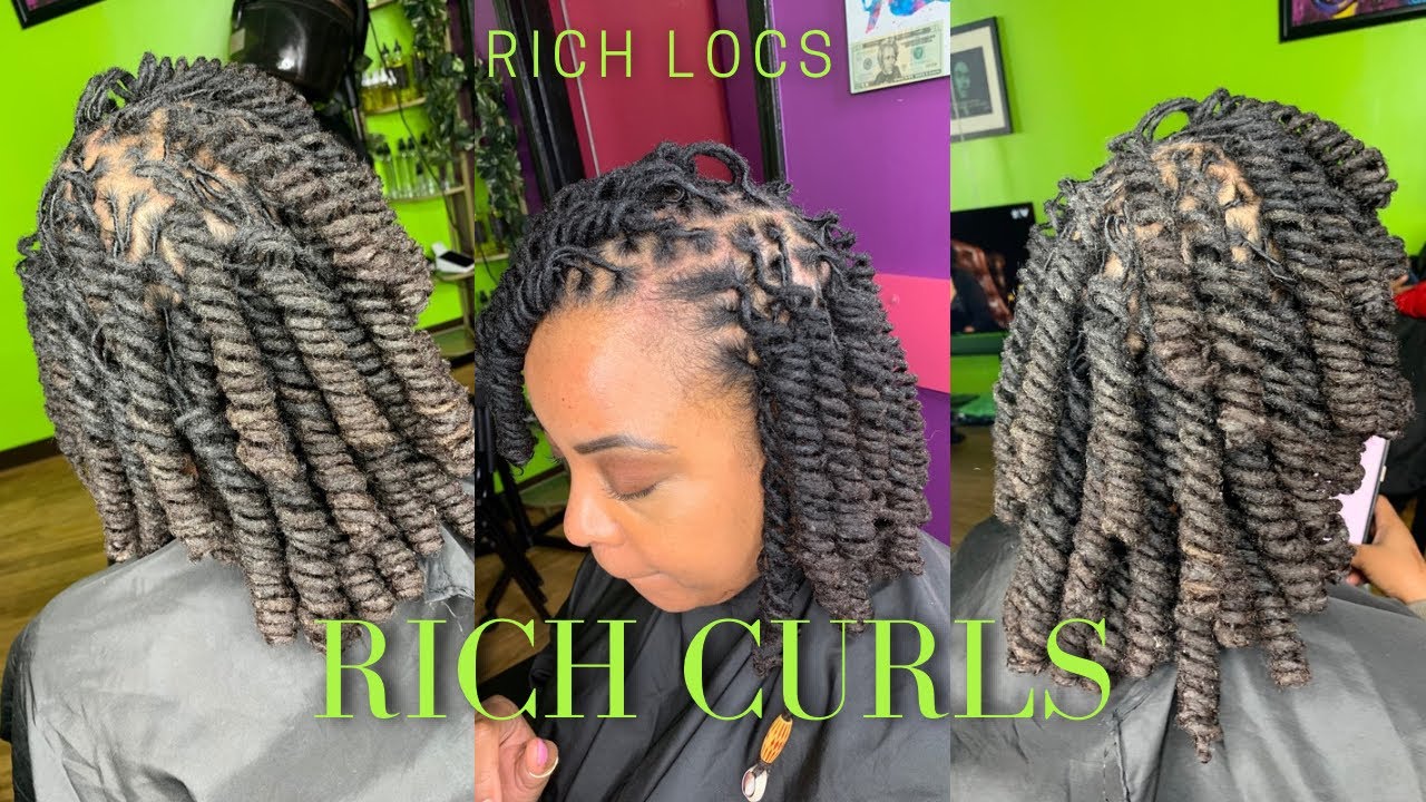 Loc Curls with Flexi Rods