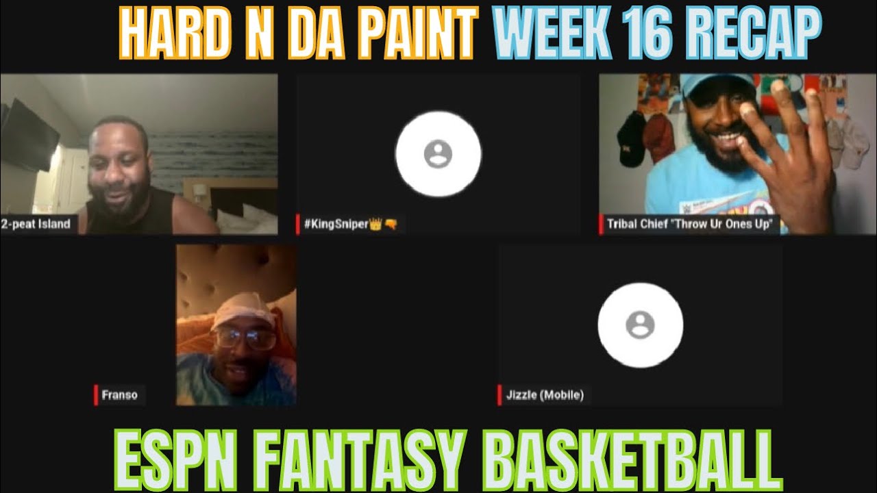 ESPN Fantasy Basketball *HARD N DA PAINT* Week 16 Recap, NBA All Star Weekend & More #review #nba 