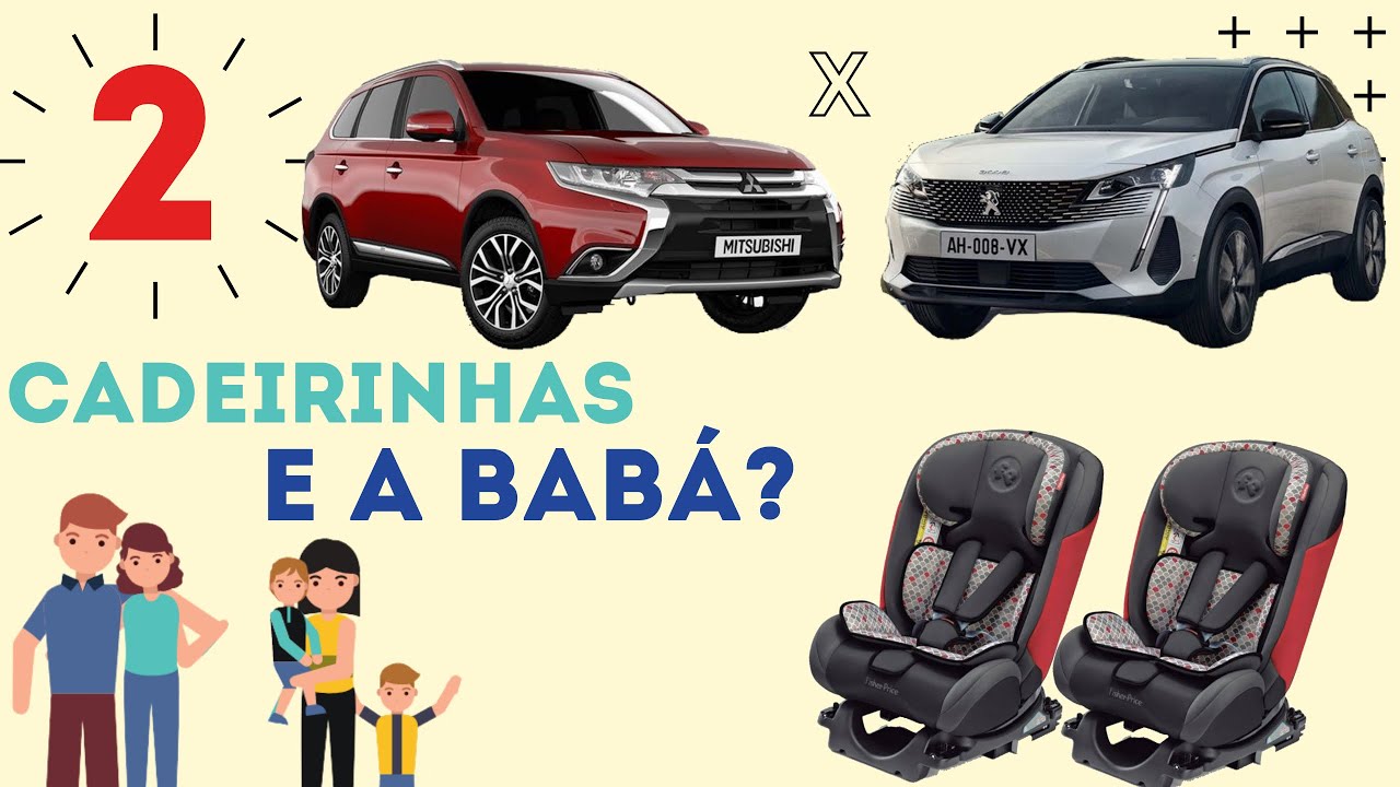 2 Cadeirinhas e a Babá? Parte 12 - 3008 (Peugeot) X Outlander (Mitsubishi)