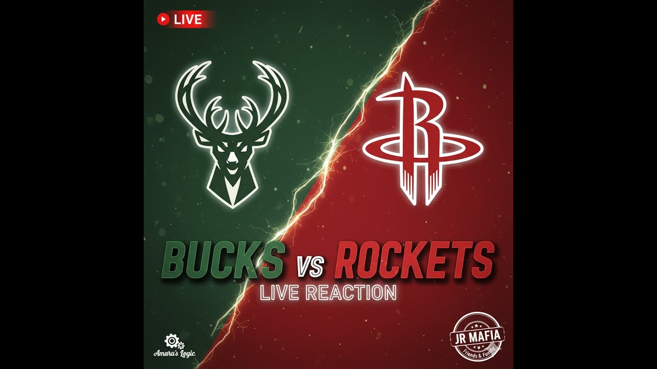 🔴 Bucks vs Rockets LIVE REACTION | Giannis vs KD Showdown!