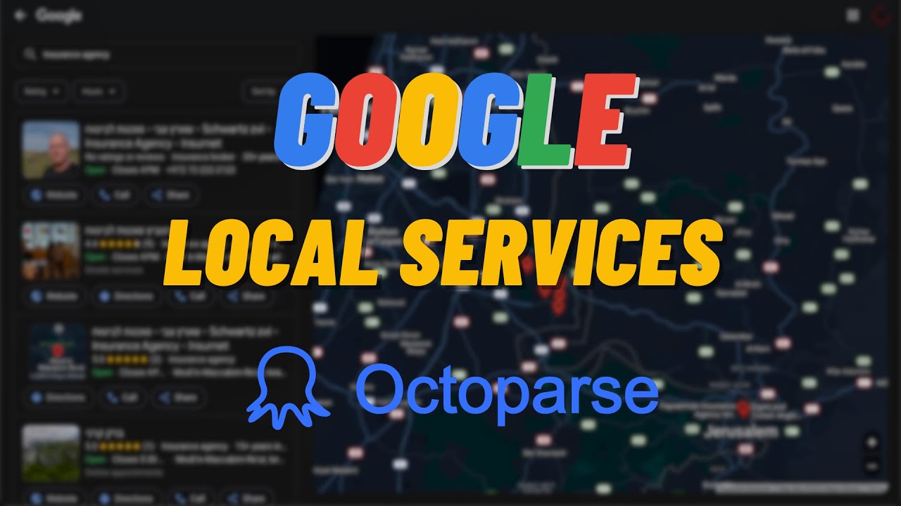 Web Scraping Google Local Services with Octoparse No Code Templates