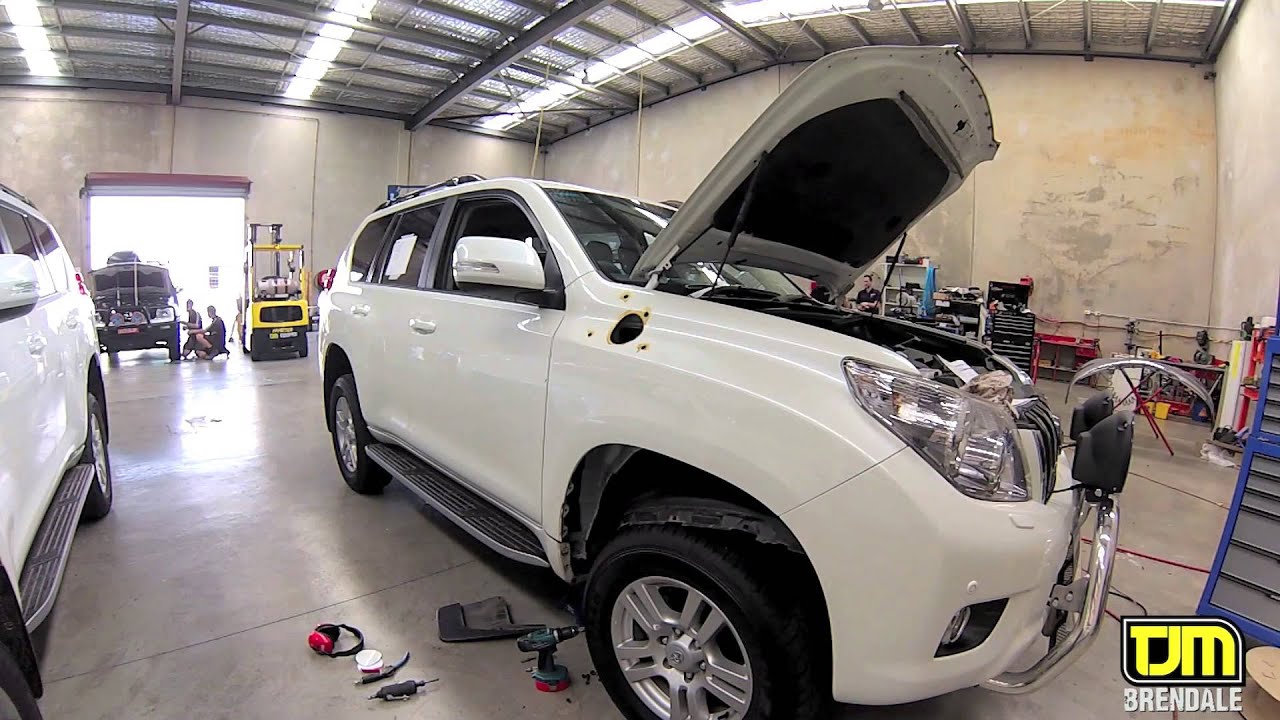 TJM Brendale Airtec Snorkel Installation Prado 150 TJM Equipped
