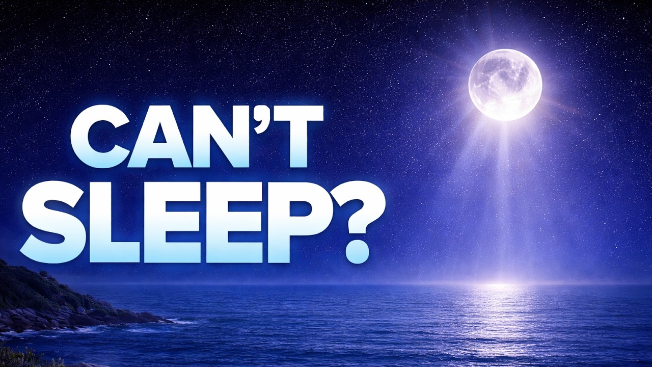 Midnight Stillness 🌙 | Calm Ocean Night for Deep Rest