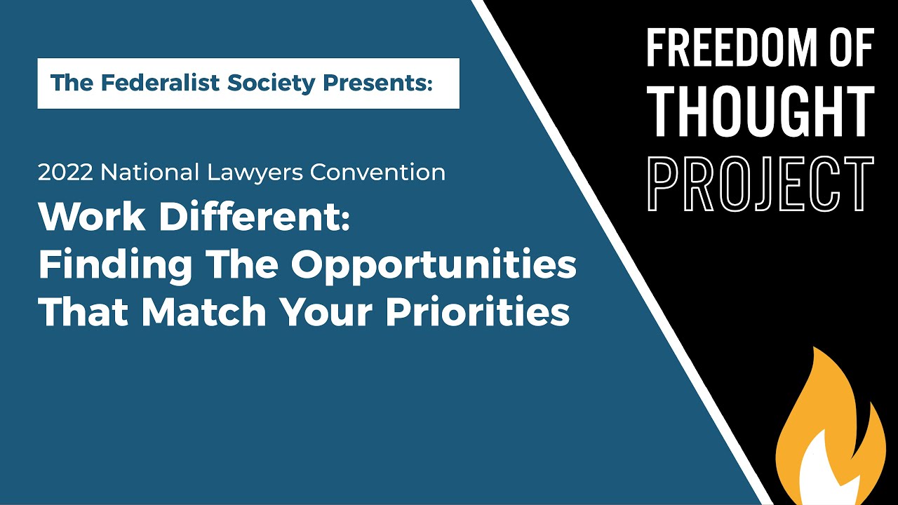 Work Different: Finding The Opportunities That Match Your Priorities [NLC 2022]