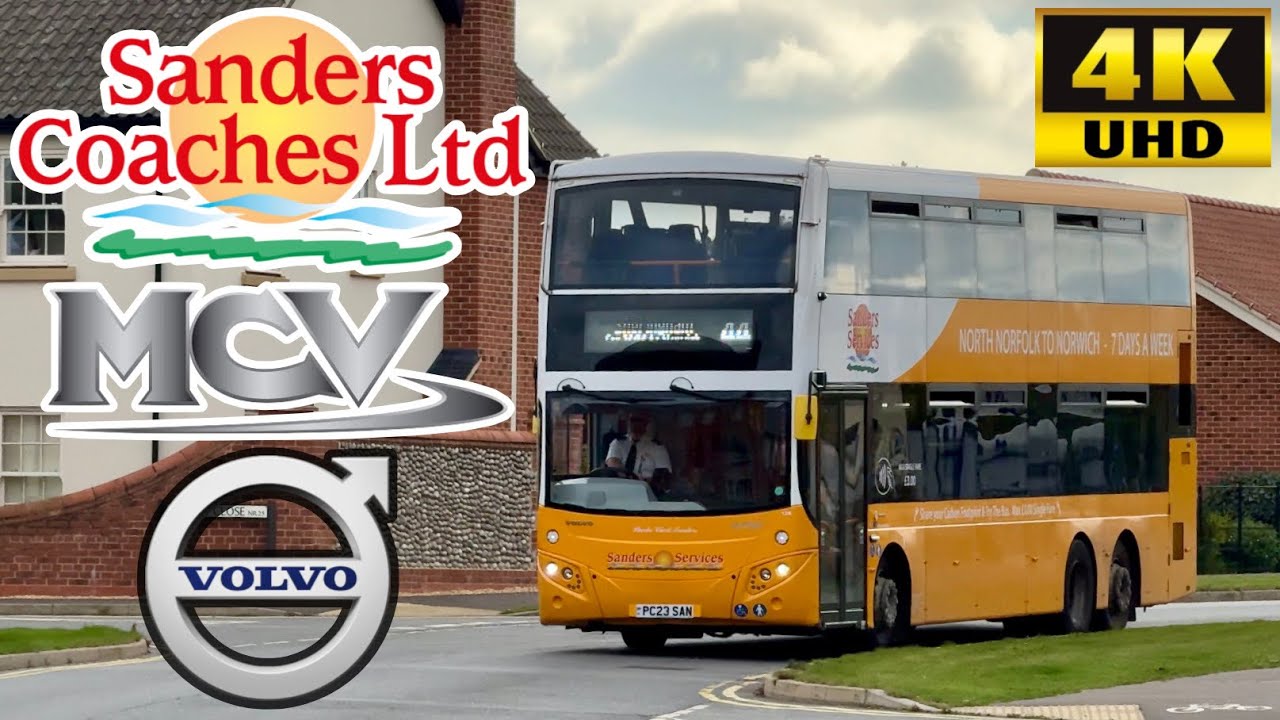 [Sanders Coaches: X41 Sheringham to Norwich, Roughton, Cromer, Alby & Aylsham] MCV EvoSeti Volvo B8L