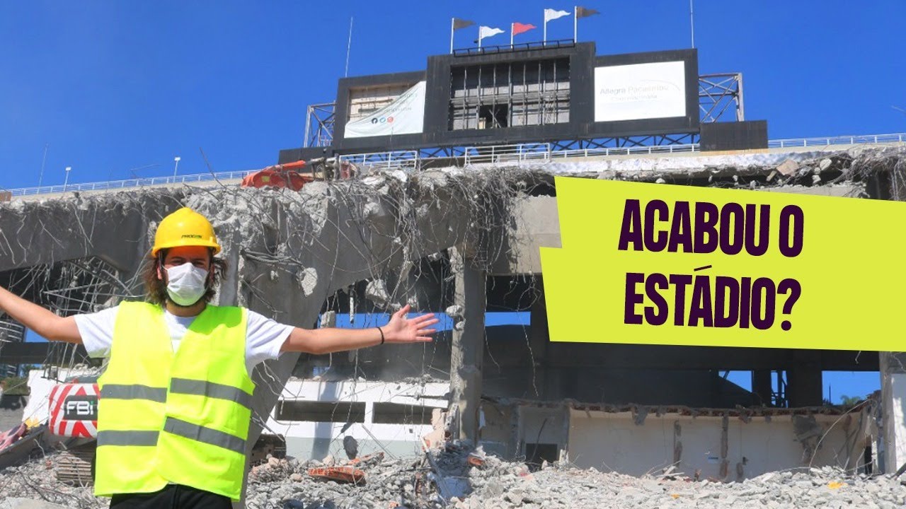 FUI NA DEMOLIÇÃO DO PACAEMBU!