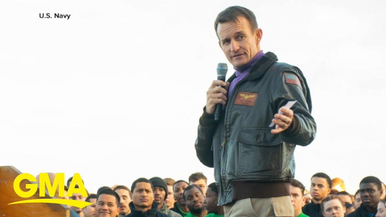 Commander of stricken aircraft carrier relieved of command l GMA