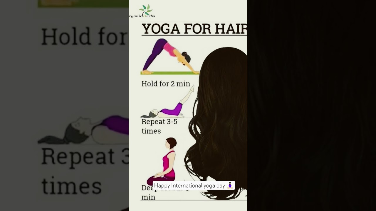 yoga for Hair growth💪🏻👆🏻