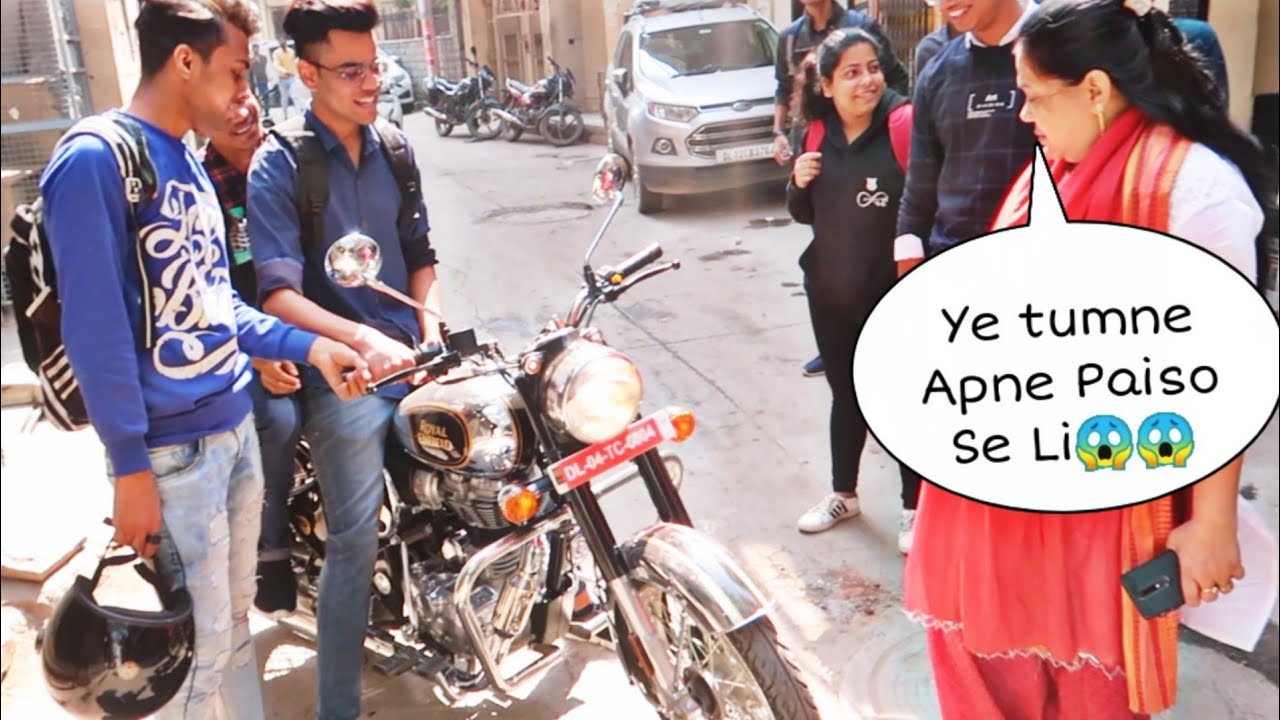 COLLEGE Teacher REACTION on MY New BULLET😍😱