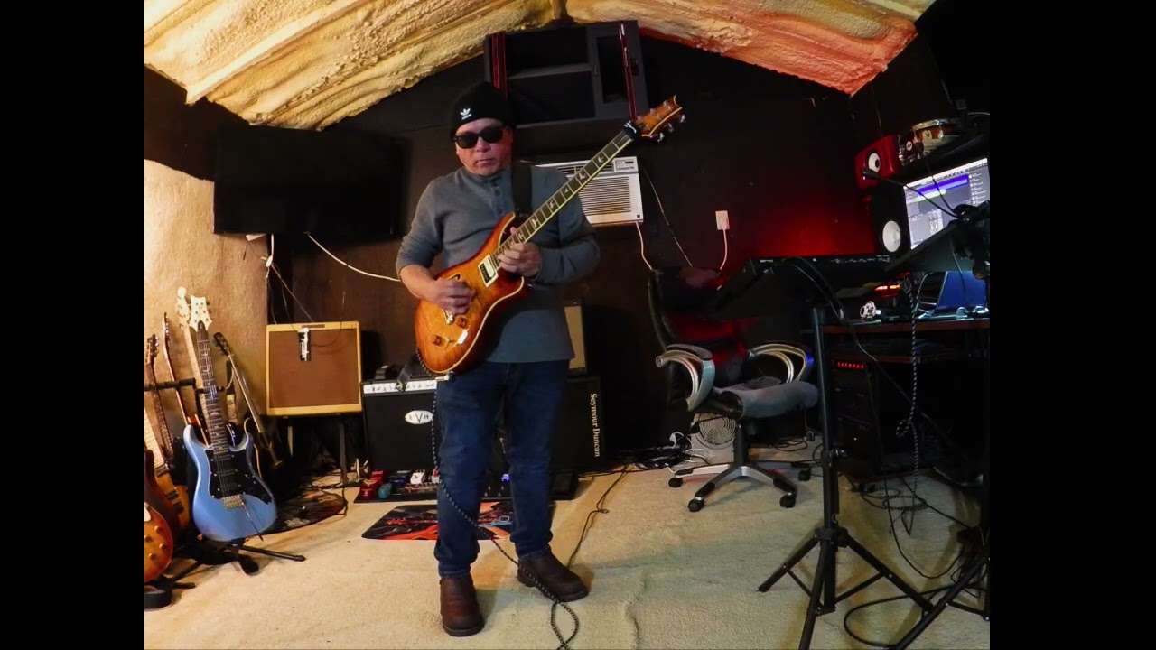 Latin Bossa Nova Guitar Improvisation in Am Pentatoni