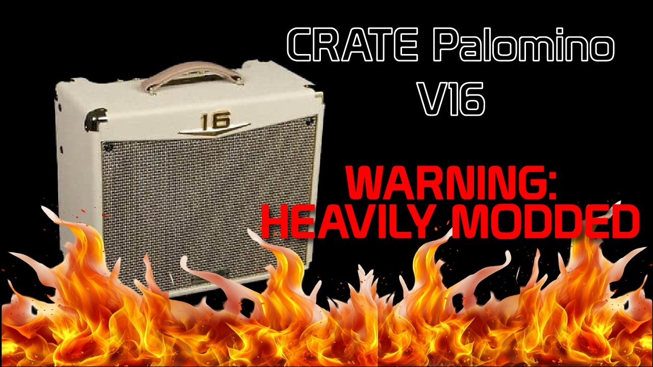 16-Watt FIRE-BREATHER | Crate Palomino V-16 Combo | HEAVILY MODIFIED