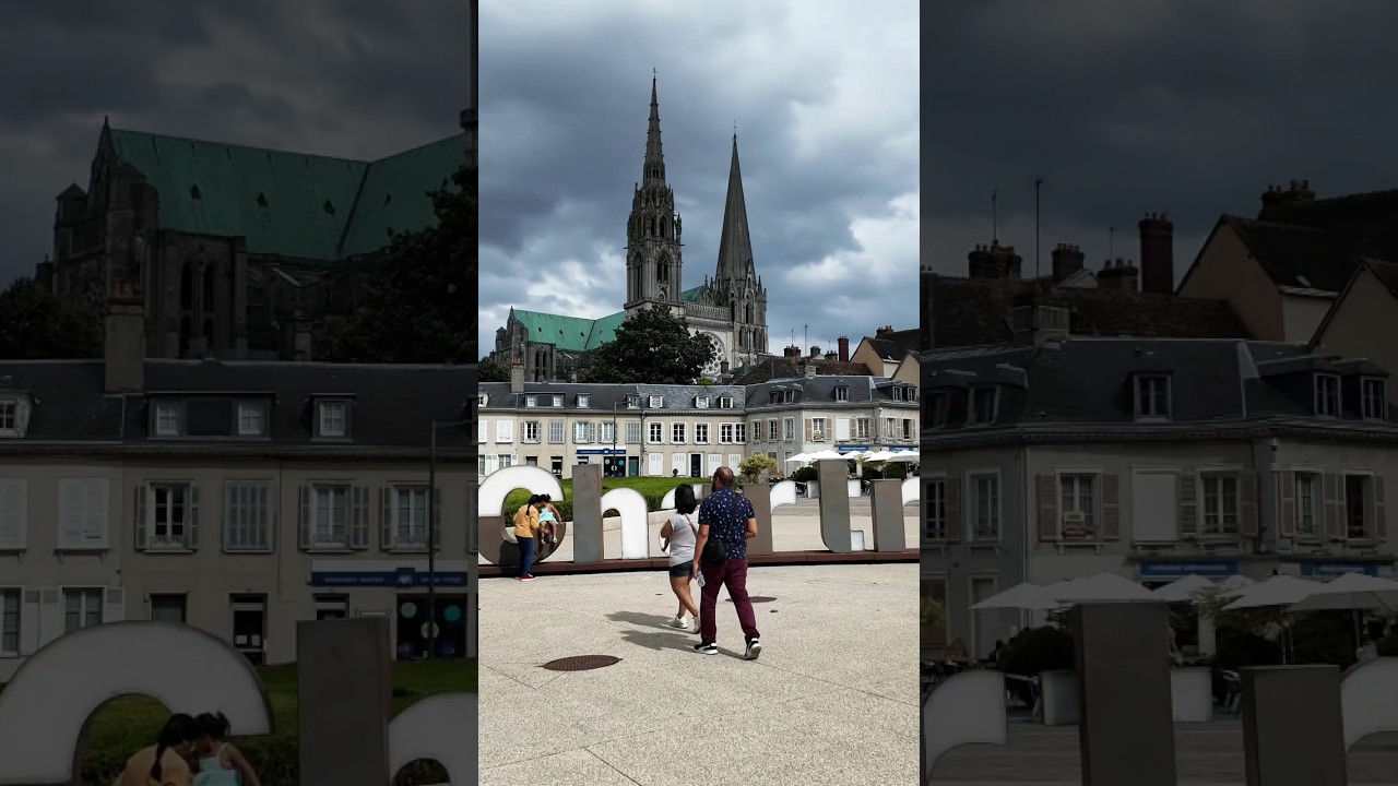 Chartres , France 🇫🇷 - Chartres walking Tour | A Walk In Paris