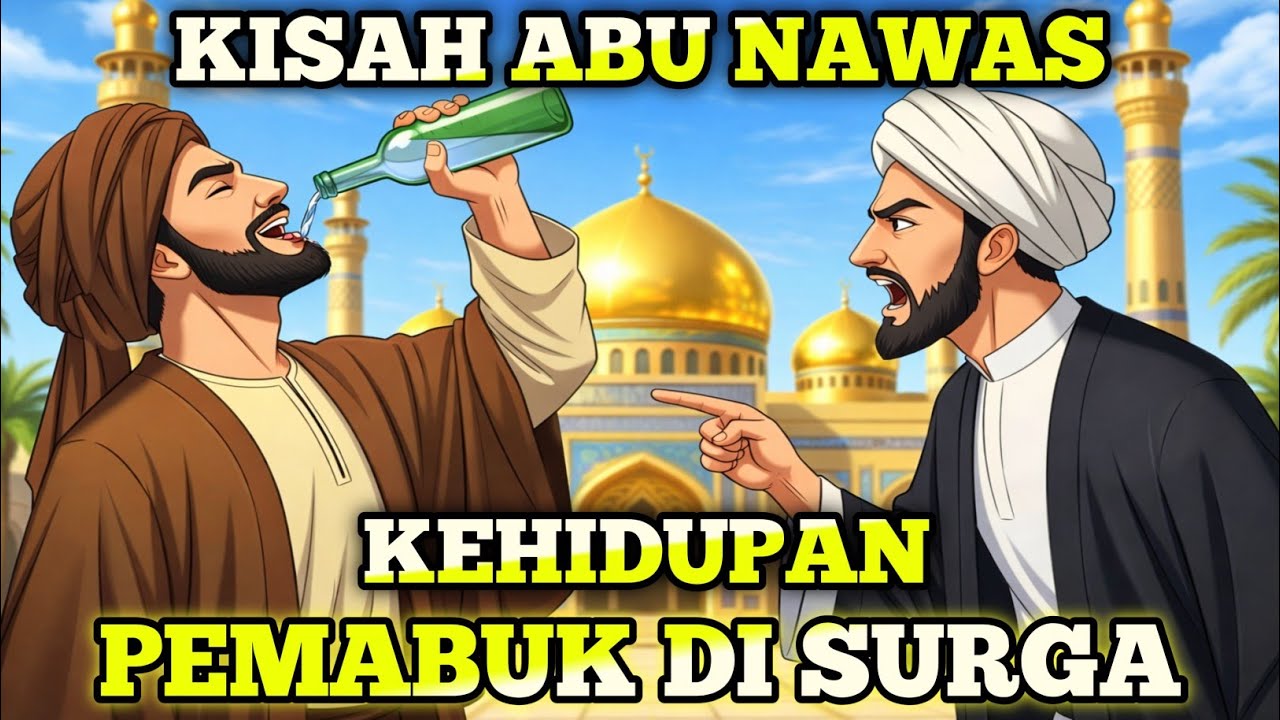 HIKMAH YANG TERPENDAM || PEMABUK YANG DI HADIAHKAN SURGA || KISAH ABU NAWAS.