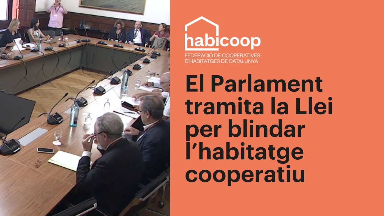 Ponència de Habicoop al projecte de llei de mesures urgents en matèria d'habitatge i urbanisme